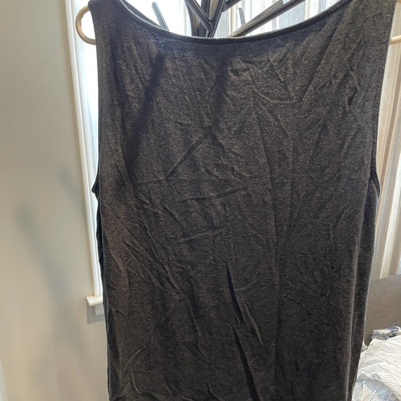 Eileen fisher asymmetrical blouse XL 🖤💫 - Picture 3 of 6